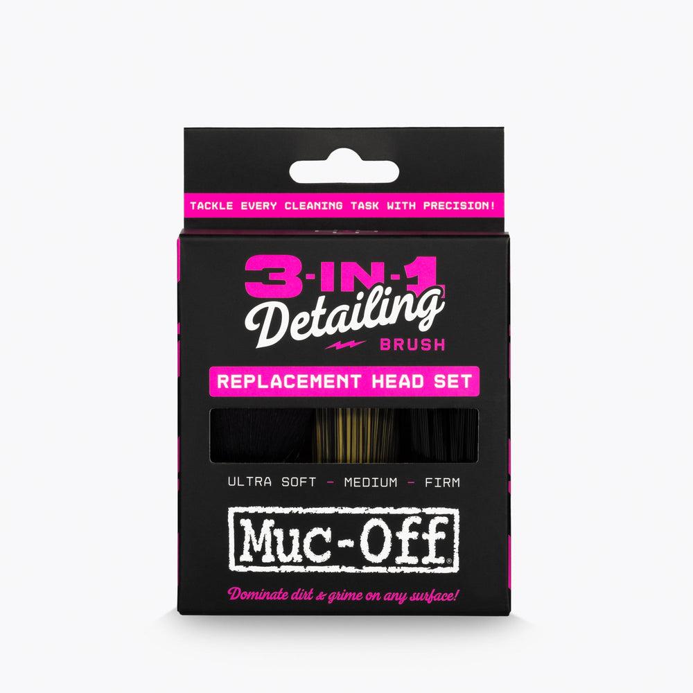 Muc-Off 3 in 1 Detailing Brush Replacement Head Set